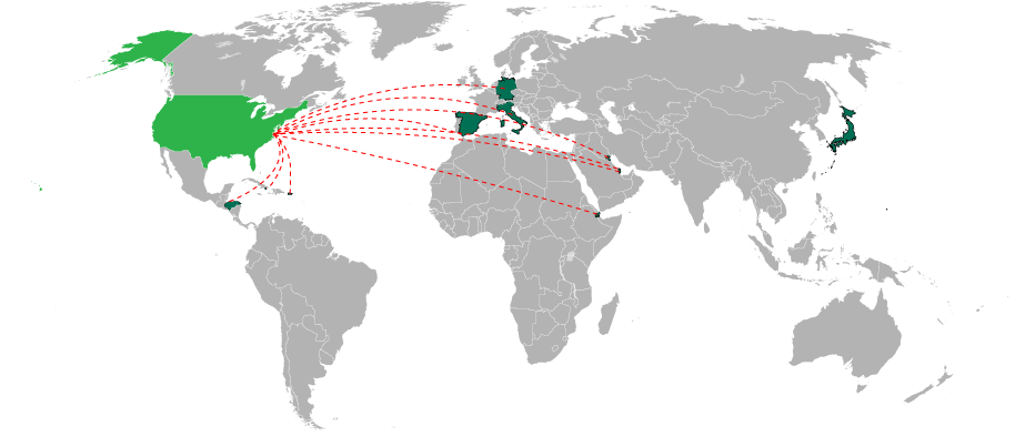 SpartanNash Military Export Locations
